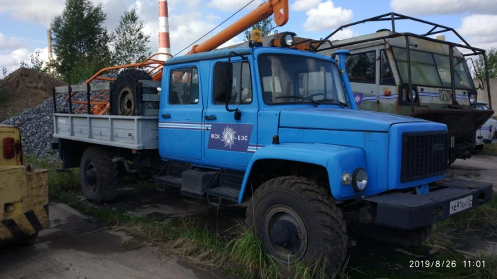 Машина бурильно-крановая ГАЗ-33081
