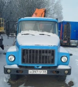 Автомобиль бортовой с КМУ ГАЗ-3309