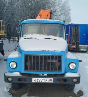Автомобиль бортовой с КМУ ГАЗ-3309