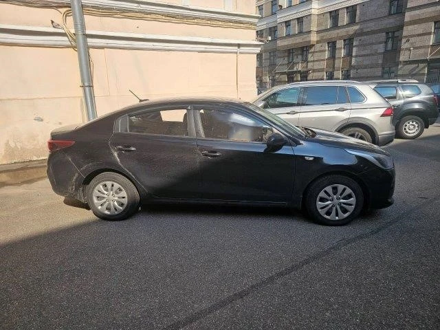KIA Rio, черный, 2018, 92 332 км, 1.6 АТ (123 л.с.), бензин, передний, VIN Z94C241BBJR063251, г. Санкт-Петербург