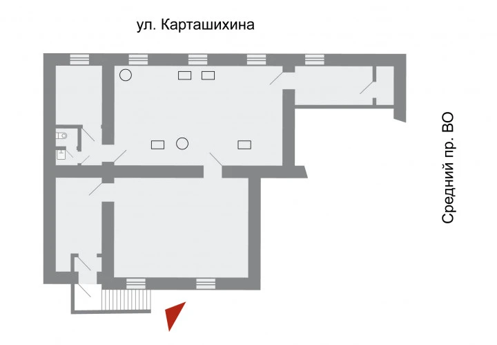 Нежилое помещение 147,6 кв.м. у ст.м. "Приморская"