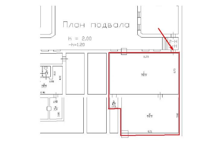 Нежилое помещение 139,4 кв.м. у ст.м. "Площадь Восстания"