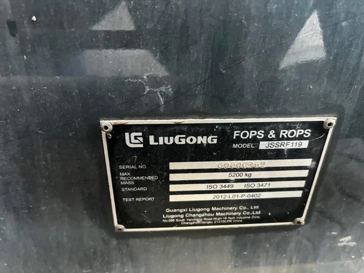 ПОГРУЗЧИК LIUGONG CLG385B, 2021 г/в, Идентификационный номер: LGC385BZCMC000362, г. Краснодар