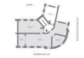 Нежилое помещение 43,2 кв.м. в Павловске