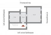 Подвальное помещение 71,2 кв.м у метро Садовая