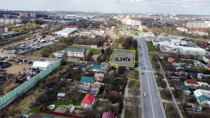 Земельный участок под ИЖС по адресу Московская область, г Климовск, ул Климовская,55