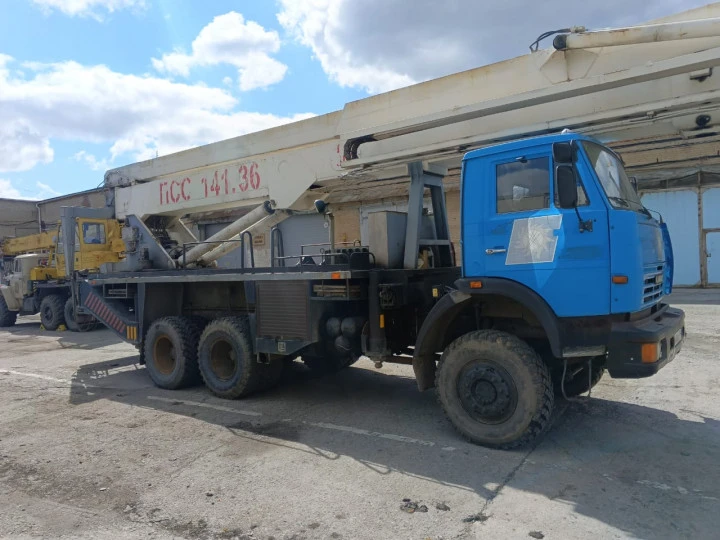 Автогидроподъёмник ПСС-141.36 на шасси КАМАЗ-53228-15