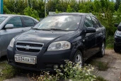 Легковой автомобиль CHEVROLET, KLAS (T200/Chevrolet Aveo), 2008 года выпуска, гос. номер Е 034 ХА 48, идентификационный номер (VIN): XUUSA697J70000150, модель, номер двигателя  F14D3 560404K, цвет кузова  черный