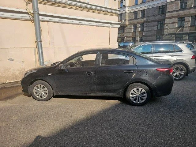 KIA Rio, черный, 2018