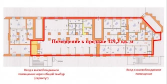 Нежилое помещение 429,3 кв.м. в Мончегорске