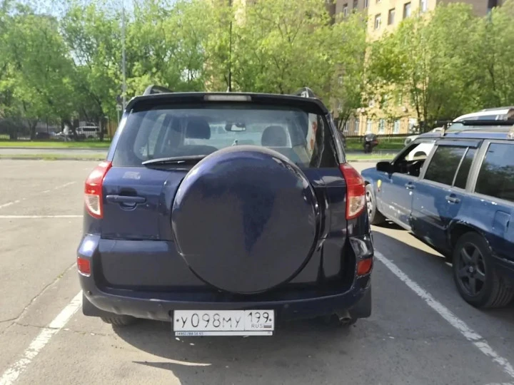 Тойота Рав 4 (Toyota Rav 4), темно-синий, 2008