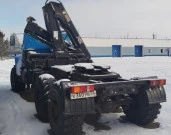 Тягач седельный с краном-манипулятором на базе УРАЛ 4320