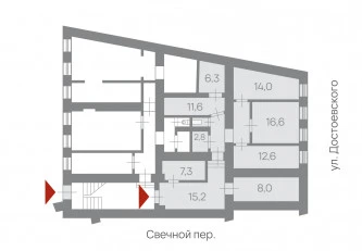 Нежилое помещение 105,8 кв.м у ст.м. "Владимирская"
