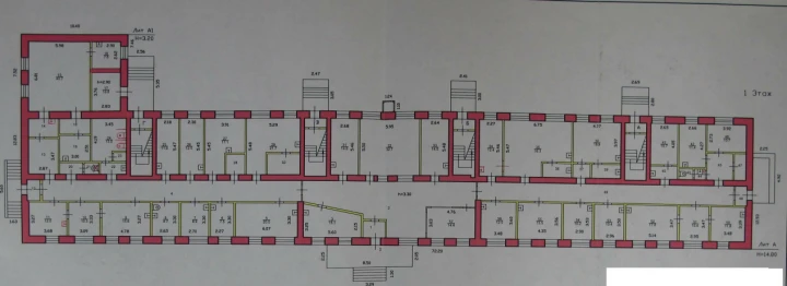 Помещение 1-го этажа, общей площадью 730,3 кв.м: Ярославская область, р-н Рыбинский, г. Рыбинск, ул. Цимлянская, д. 3, пом. 1