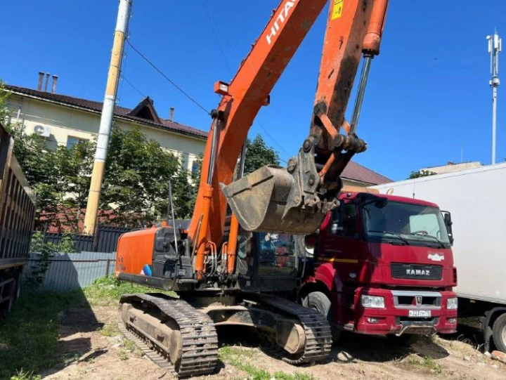 Трактора, комбайны и специальные автомашины Экскаватор HITACHI ZX210LCN-5А 2021 года выпуска