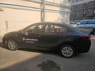 KIA Rio, черный, 2018