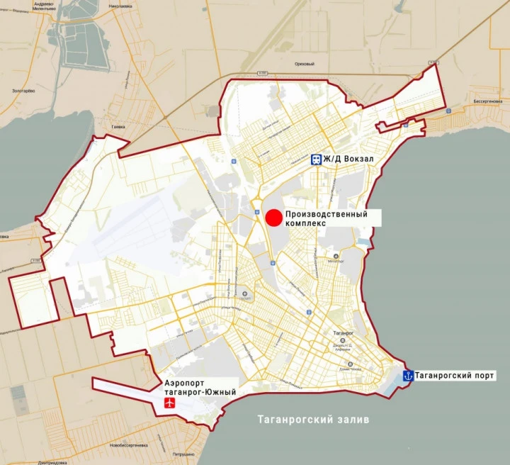 Производственный комплекс, по адресу: Ростовская область, г. Таганрог, ул. Ленина, д. 220