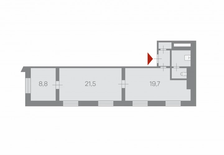 Помещение 57,3 кв.м у ст.м «Гражданский пр.»