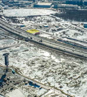 Продается  последний участок площадью-20 соток с прямым съездом и выездом на КАД в развитом торгово - индустриальном парке KAD GATE PARK (площадью 8га) у развязки КАД и проспекта Энгельса.