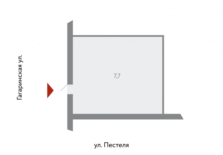 Помещение свободного назначения в Центральном районе на улице Пестеля