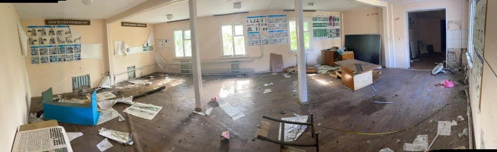 Здание 127,7 кв.м и з/у 3181 кв.м. в Курской области, Горшеченский район, п. Горшечное, ул. Гагарина, д. 2
