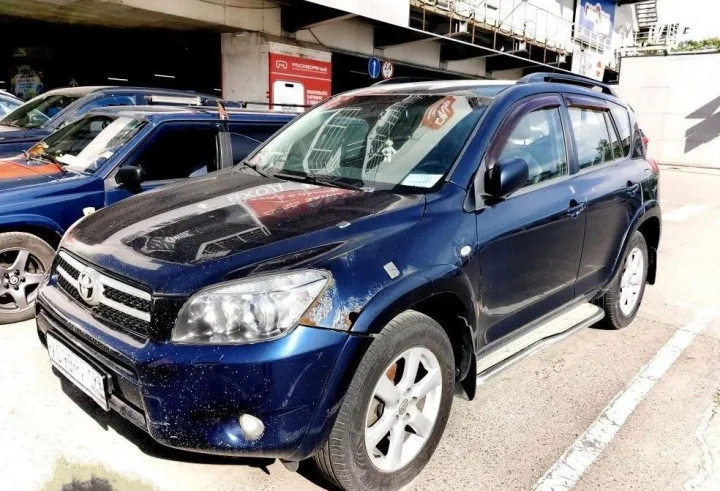 Тойота Рав 4 (Toyota Rav 4), темно-синий, 2008