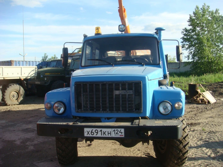 Машина бурильно-крановая ГАЗ-33081