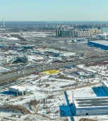 Продается  последний участок площадью-20 соток с прямым съездом и выездом на КАД в развитом торгово - индустриальном парке KAD GATE PARK (площадью 8га) у развязки КАД и проспекта Энгельса.