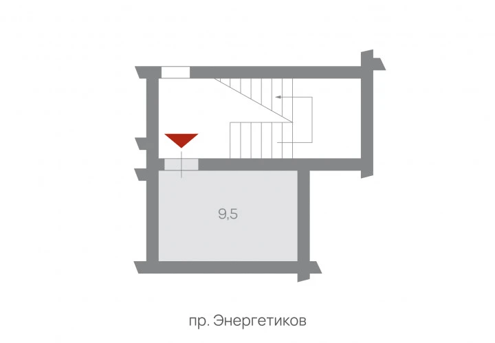Помещение 9,5 кв.м