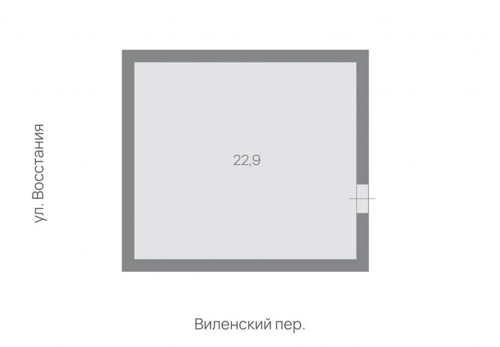 Помещение 22,9 кв.м у ст.м. Чернышевская