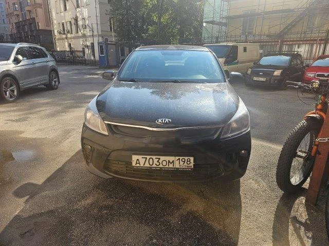 KIA Rio, черный, 2018