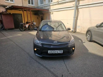 KIA Rio, черный, 2018