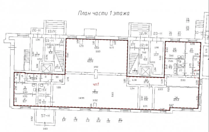 Нежилое помещение 264,9 кв. мна пр. Ветеранов