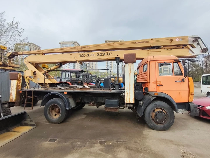 Автогидроподъемник ПСС-121.22-07 на шасси КАМАЗ-43253 (подъемник автомобильный 59080N)