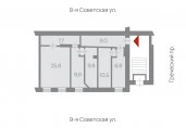 Помещение 82,6 кв.м в центре города