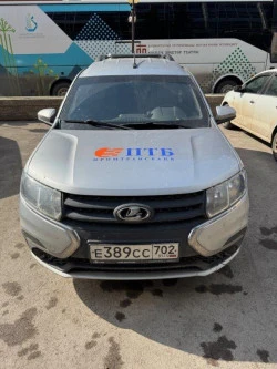 Lada Largus, серый, 2022, 162 906 км, 1.6 МТ (89.7 л. с.), бензин, передний, VIN XTARS025LN1453491, не работает система кондиционирования, г. Уфа