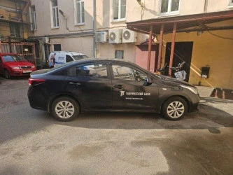 KIA Rio, черный, 2018