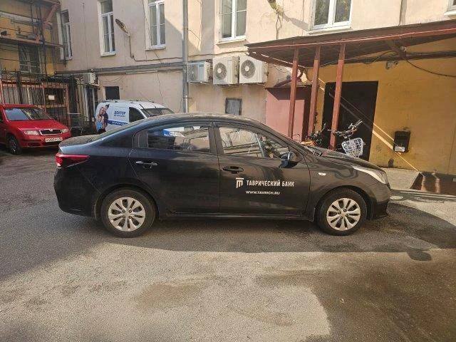 KIA Rio, черный, 2018