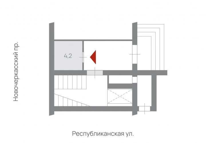 Помещение 4,2 кв.м