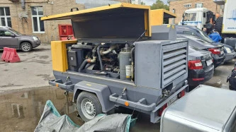 Прицеп на специальном шасси с компрессорной установкой ATLAS COPCO XATS156DD