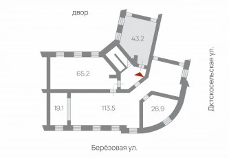 Нежилое помещение 224,7 кв.м. в Павловске