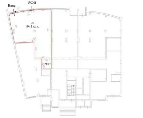 Продажа коммерческого помещения 114,6 кв.м рядом с набережной, с отдельным входом и панорамным остеклением в жилом доме на берегу Кубани.